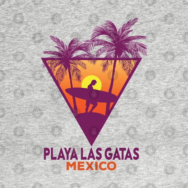 Retro Playa Las Gatas Mexico by bougieFire